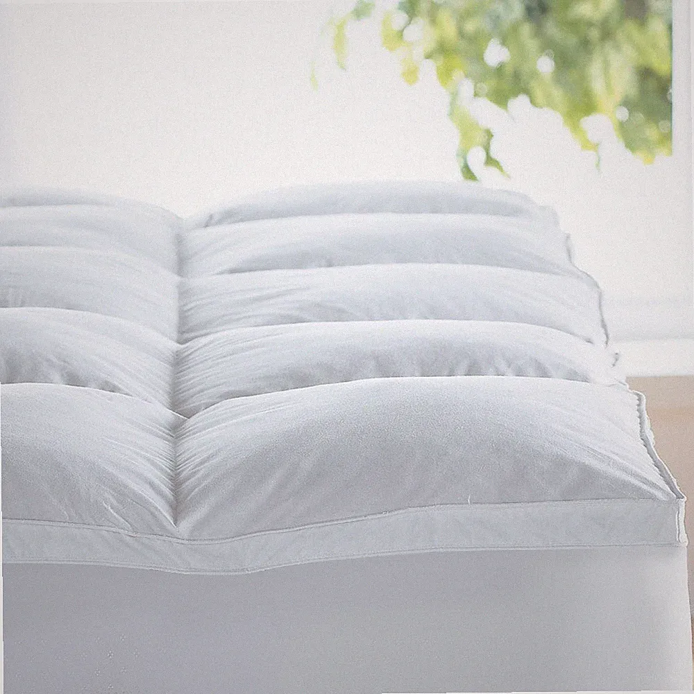 300TC 100% Egyptian Cotton Hypoallergenic Down Alternative Mattress Topper