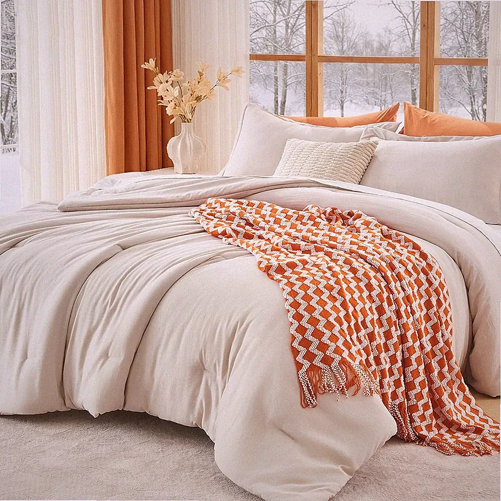 All Season Ultra Soft Down Alternative Bedding/3 Piece Comforter Sets - GG Home