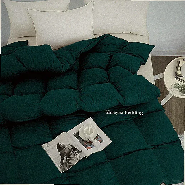 Amazing Down Alternative Comforter & Bedding Sets Teal Solid Select Item