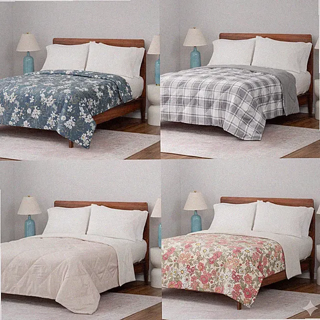 Berkshire Herringbone Microfiber Down Alternative Blanket - 100% Polyester