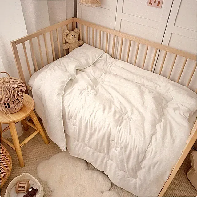 Bulutu Full Down Alternative Comforter White Warm Fluffy Duvet Insert For