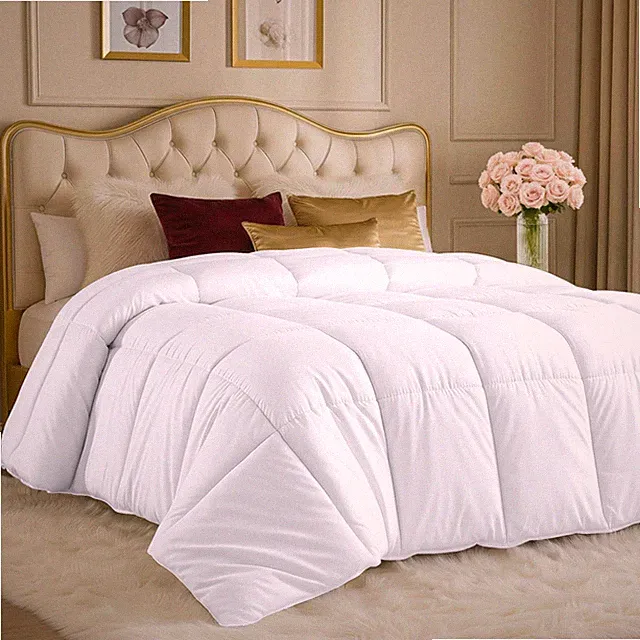 Comforter Twin Size 64 x 88 Inches, All Season Duvet Insert, Down Alternative...