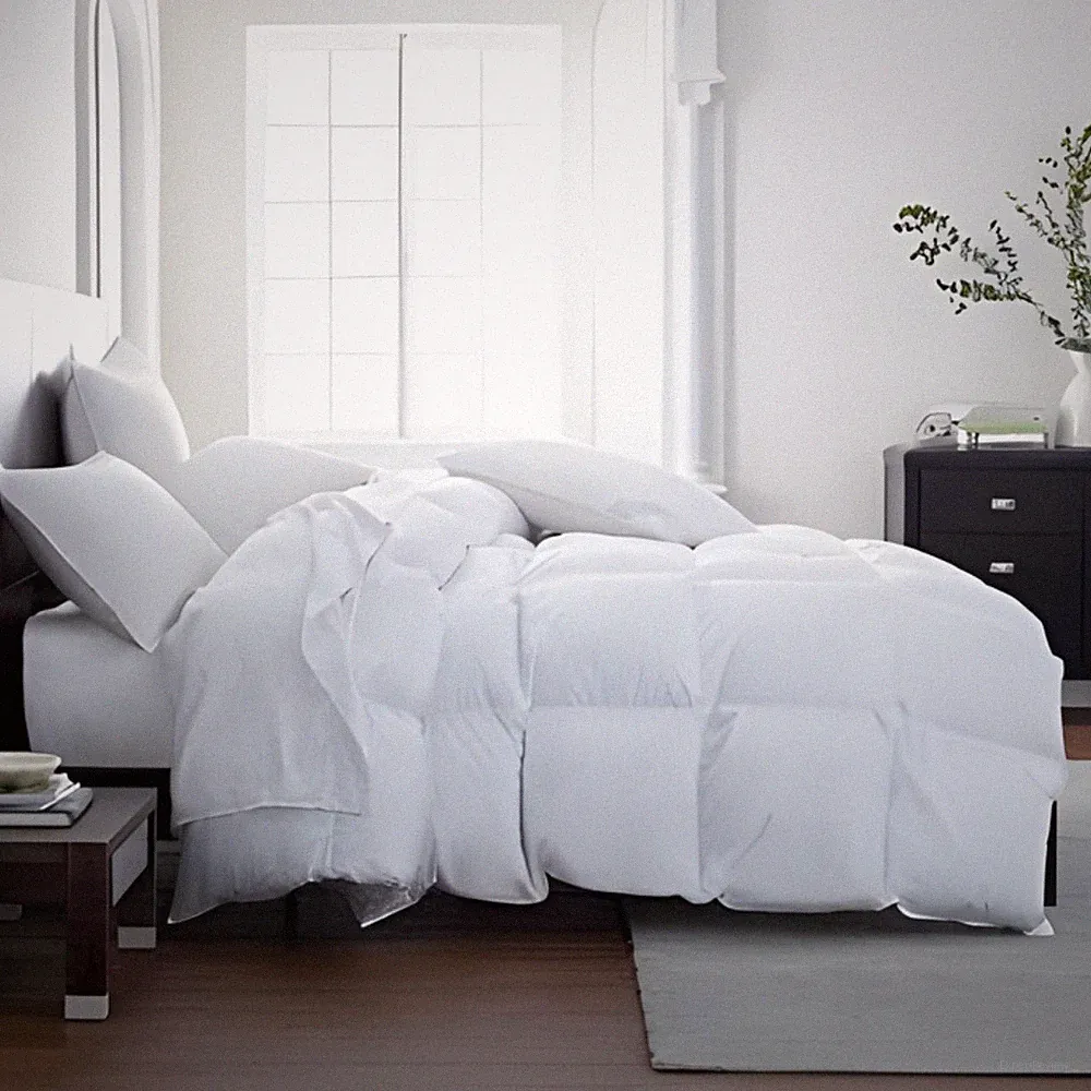 Down Alternative Comforter King Size - Fluffy Duvet Insert - Premium Plush Al...