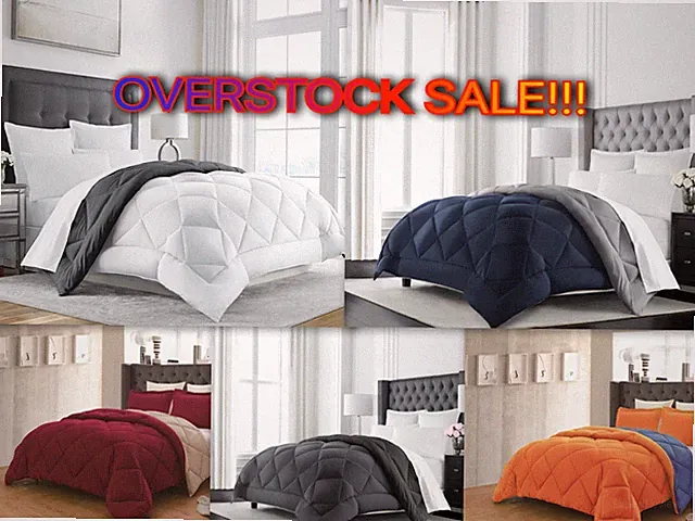 Empire Home Goose Down Alternative Reversible Comforter Set - Quality - Sale