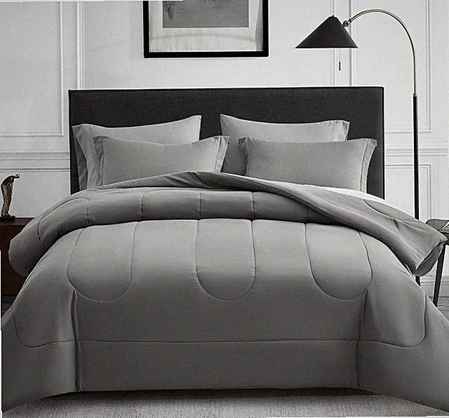 Full Size Comforter Set 7 Pieces Bed in a Bag - Down Alternative Bed Set with...