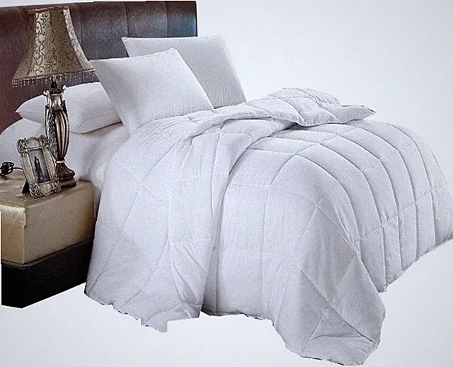 Soft, Light, Warm down Comforter, 650 Fill Power, 100% Cotton Cover/Shell, 300 T