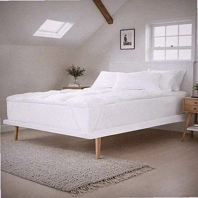 Ultra Soft Mattress Topper, 3" Overfilled Down Alternative Pad - Becky