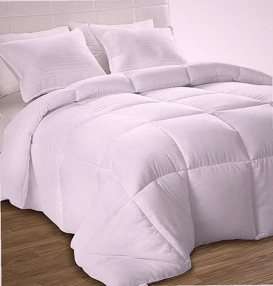 Utopia Bedding Down Alternative Comforter (Queen, White) - All Season Comforter