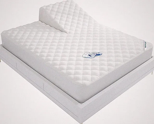 Waterproof Split Top Queen Mattress Pad Protector for Adjustable Bed (34" Split)
