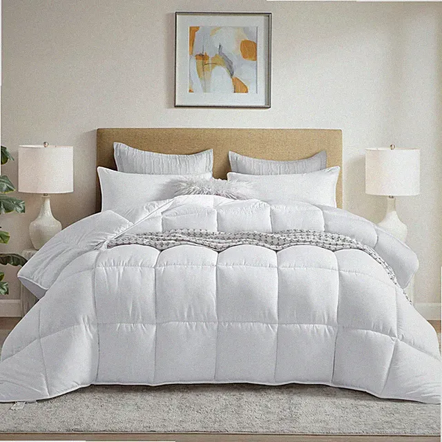 Winter Extra Warm White Queen Size Down Alternative Comforter, Heavyweight Al...